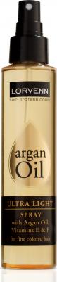 Ультра легкое масло-спрей Argan Oil Ultra Light, для тонких и тусклых волос, 125 мл