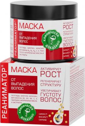 Маска для волос РЕАНИМАТОР Маска укрепляющая от выпадения и для роста волос, 250 мл