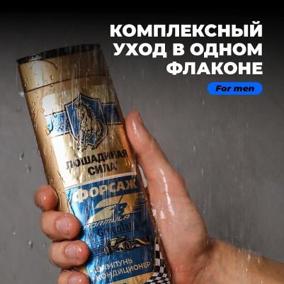 Шампунь для волос Форсаж Гренландия против перхоти 2в1 мужской 400мл – фото 11