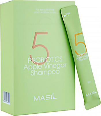 Шампунь от перхоти с яблочным уксусом. 5 Probiotics apple vinegar shampoo, 20*8 мл – фото 15