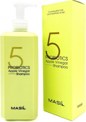 Шампунь против перхоти с яблочным уксусом 5 Probiotics Apple Vinergar Shampoo 500 мл – фото 6