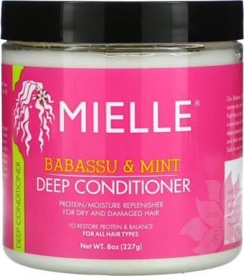 Babassu & Mint Deep Conditioner For Dry and Damaged hair 8 oz (227 g)