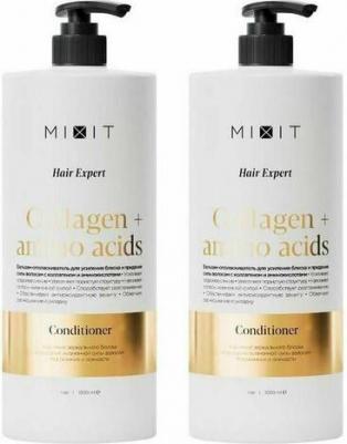 Кондиционер Collagen&Amino Acids усиление блеска и придание силы волосам, 1 л – фото 1