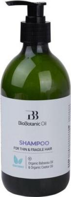 Шампунь Bio Botanic Oil для тонких и ломких волос с маслом бабассу, 500мл