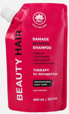 BEAUTY HAIR Шампунь восстанавливающий для поврежденных волос, 400 мл