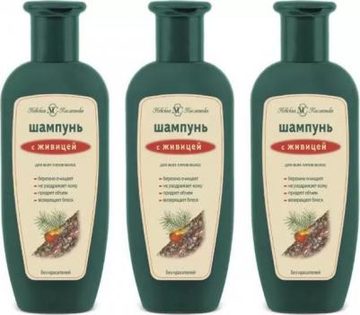 Шампунь 250 мл, "С живицей", для всех типов волос, 13096 – фото 4