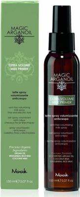 Молочко-праймер для придания объема тонким волосам / Extra Volume anti-frizz Thermal Milk MAGIC ARGANOIL 150 мл – фото 3