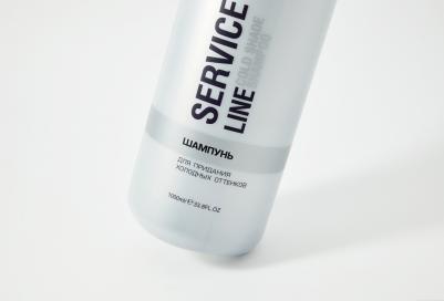 Шампунь для придания холодных оттенков осветленным волосам Service Line Cold Shade Shampoo 1000 мл – фото 3