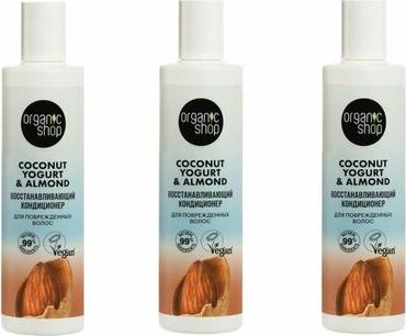 Кондиционер для поврежденных волос Восстанавливающий Coconut yogurt 280 мл – фото 9