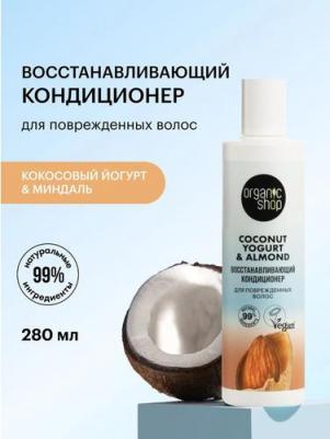 Кондиционер для поврежденных волос Восстанавливающий Coconut yogurt 280 мл – фото 10
