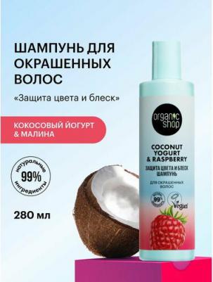 Шампунь для окрашенных волос Coconut Yogurt Защита цвета и блеск, 280 мл – фото 5
