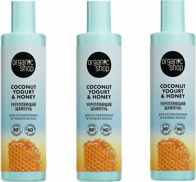 Шампунь для ослабленных и тонких волос Укрепляющий Coconut yogurt 280 мл – фото 7
