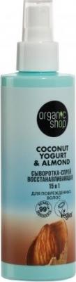 Сыворотка-спрей для поврежденных волос 15 в 1 восстанавливающая Coconut yogurt 200 мл – фото 4