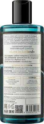 Шампуни мужские Шампунь для мужчин парфюмированный укрепляющий Lost in Iceland – фото 1