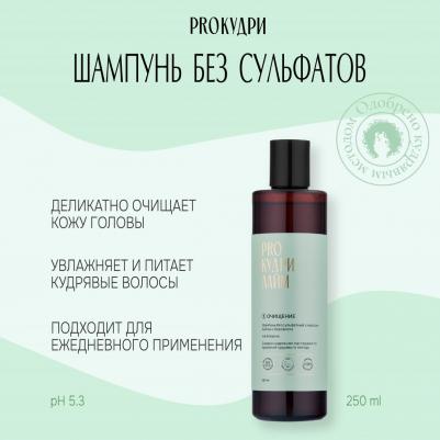 Шампунь лайм бессульфатный для кудрявых и вьющихся волос, на бетаине, 250 мл – фото 3