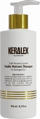 Keralex Double Nutrient Shampoo - Шампунь высокоинтенсивный дуо-питание 250 мл – фото 3