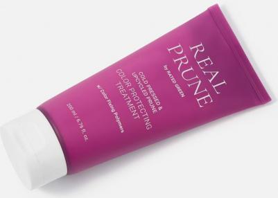 Маска для защиты окрашенных волос с маслом чернослива REAL PRUNE Cold Pressed & Upcycled Prune Oil Color Protecting Treatment 200 мл – фото 1