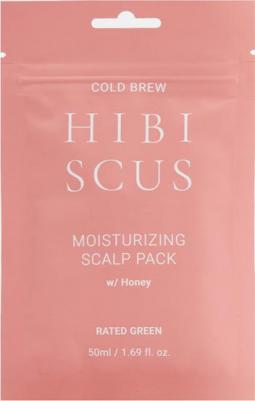 Увлажняющая маска для кожи головы с соком гибискуса Cold Brew Hibiscus Moisturizing Scalp Pack w/ Honey 50 мл