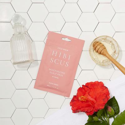 Увлажняющая маска для кожи головы с соком гибискуса Cold Brew Hibiscus Moisturizing Scalp Pack w/ Honey 50 мл – фото 3