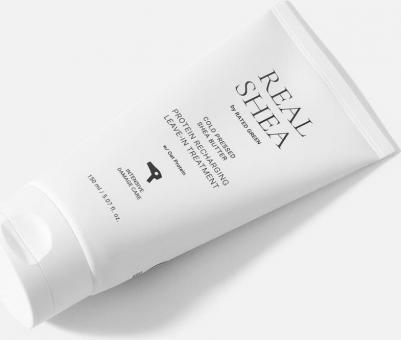 Восстанавливающий крем для волос с маслом ШИ cold pressed shea butter protein recharging leave-in treatment – фото 5