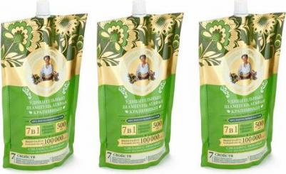 Удивительная серия Агафьи Шампунь Крапивный дойпак 500 мл – фото 3