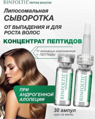 пептид BOOSTER. Липосомальная сыворотка против выпадения волос и для роста волос – фото 4