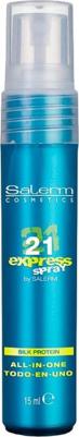 Несмываемое средство для сильно повреждённых волос 21 Express Spray Silk Protein, 150 мл – фото 1