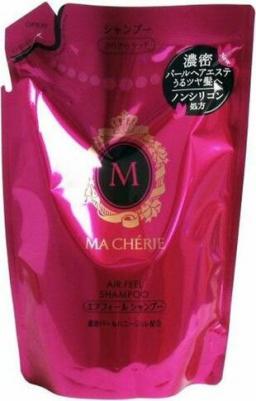 Шампунь Ma Cherie AIR FEEL для тонких волос для придания объема бессиликоновый цветочно-фруктовый аромат 380 мл мягкая уп – фото 1