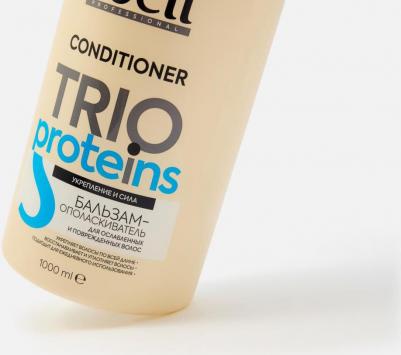 Бальзам-ополаскиватель TRIO-PROTEINS, 1000 мл – фото 5