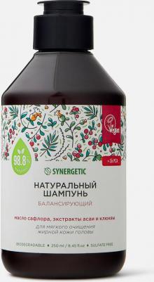 натуральный бессульфатный шампунь Балансирующий для мягкого очищения жирной кожи головы, 250 мл – фото 2