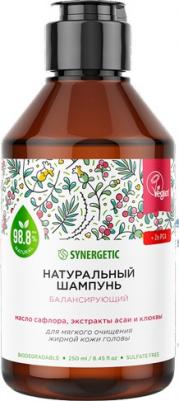 натуральный бессульфатный шампунь Балансирующий для мягкого очищения жирной кожи головы, 750 мл – фото 2