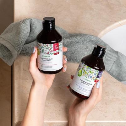 натуральный бессульфатный шампунь Глубокое очищение и тонизирование для роста волос, 250 мл – фото 3