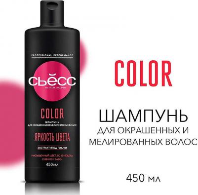 Шампунь для волос Color с экстрактом японской камелии 450мл – фото 14