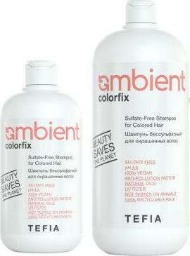Шампунь Ambient Colorfix Sulfate-Free Shampoo for Colored Hair, 950 мл – фото 1