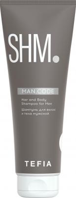 Шампунь мужской для волос и тела / Man.Code 285 мл