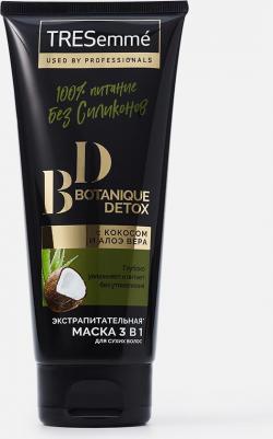 Маска для волос botanique detox с кокосом и алоэ вера, питательная, 200 мл – фото 7