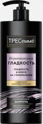 Шампунь "Кератиновая Гладкость", для тонких и поврежденных волос, 1000мл – фото 3