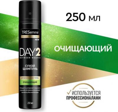 Сухой шампунь для волос Day 2 Экстра свежесть для баланса кожи головы 250 мл – фото 1