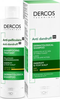 Dercos DS Шампунь-уход интенсивный против перхоти для сухой кожи головы 200 мл – фото 10