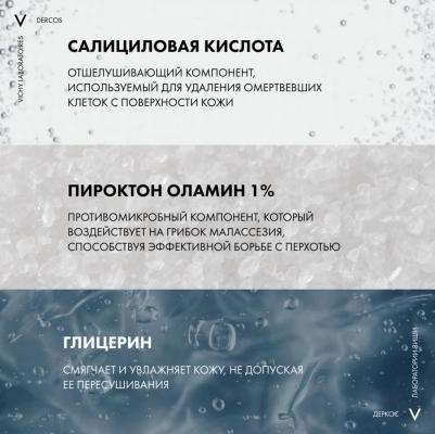 деркос шампунь глубоко очищающий "против перхоти к" фл. 250мл – фото 8