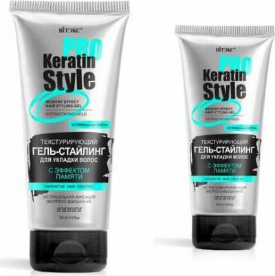 Гель для волос Гель-стайлинг с эффеком памяти для укладки волос экстрасильная фиксация – фото 2