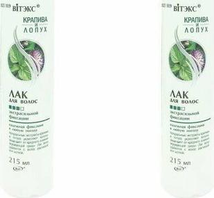 Лак для волос "Крапива и лопух", экстрасильной фиксации, 215 мл – фото 4