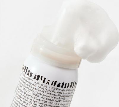 Мусс для волос Muoto Strong Voumizing Mousse, для объема сильной фиксации, 100 мл – фото 6