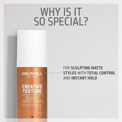 StyleSign крем-паста Creative Texture Roughman 4, сильная фиксация, 100 мл – фото 3
