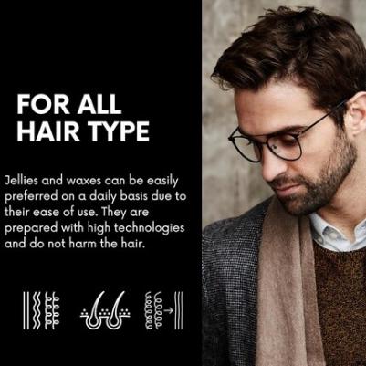 Воск для укладки волос экстра-сильной фиксации OSSION PREMIUM BARBER LINE HAIR STYLING WAX EXTRA HOLD 150 мл – фото 1