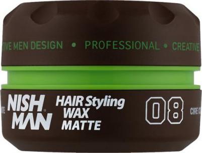 № 08 "MATTE LOOK" HAIR STAYLING WAX/ Средства для укладки волос / Воск для волос №8 с матовым эффектом, 100мл – фото 1