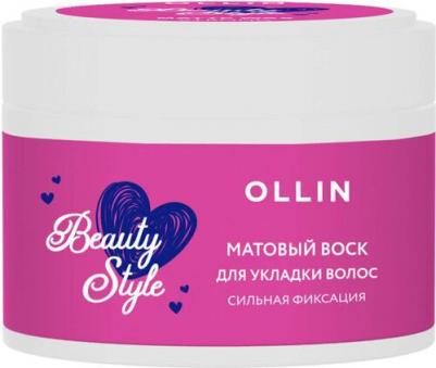 Матовый воск для волос сильной фиксации