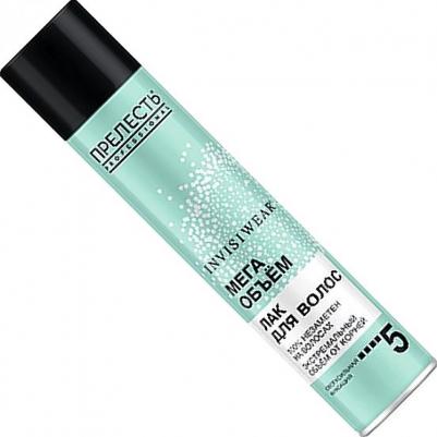 Невесомый лак для волос "Invisiwear Экстремальный объём, ССФ". Высыхает за минуту. 300 мл – фото 8