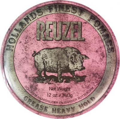 помада для укладки волос, розовая банка 340гр