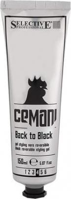 Гель со смываемым черным пигментом для укладки волос / CEMANI Back to black 150 мл – фото 3